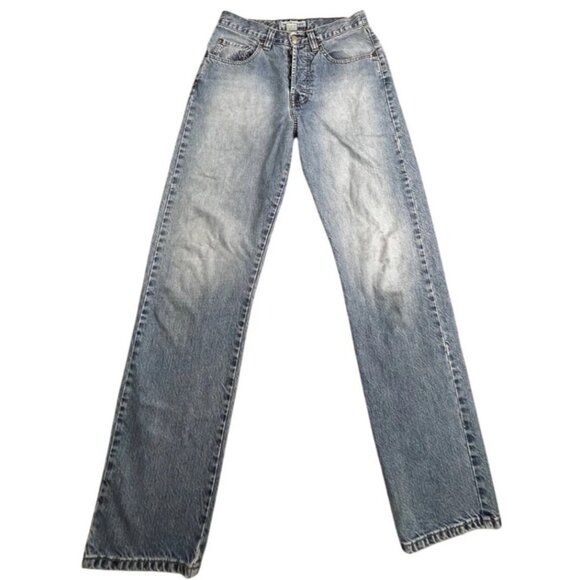 Vintage Banana Republic Jeans Women 31R High Waisted Straight Leg Blue Denim Y2K - Picture 1 of 15